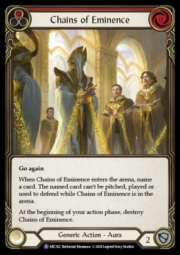 Chains of Eminence (Normal) - Arcane Rising - Unlimited (Super Rare) [ARC-U-ARC162]