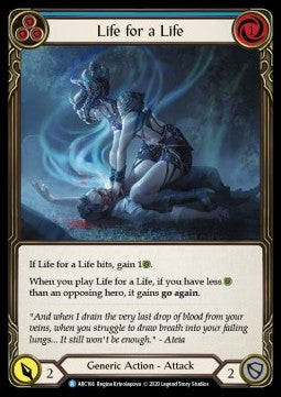 Life for a Life (Blue) (Normal) - Arcane Rising - Unlimited (Rare) [ARC-U-ARC166]