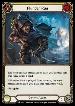 Plunder Run (Yellow) (Normal) - Arcane Rising - Unlimited (Rare) [ARC-U-ARC171]