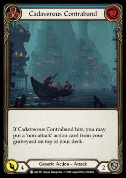 Cadaverous Contraband (Blue) (Normal) - Arcane Rising - Unlimited (Common) [ARC-U-ARC181]