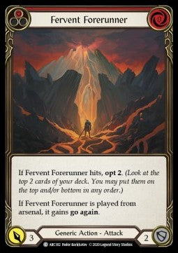Fervent Forerunner (Red) (Rainbow Foil) - Arcane Rising - Unlimited (Common) [ARC-U-ARC182]