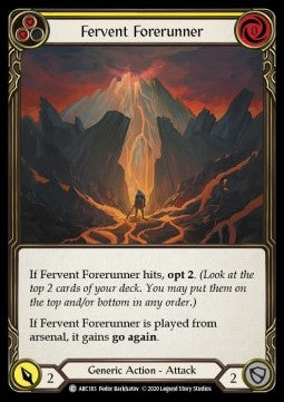 Fervent Forerunner (Yellow) (Normal) - Arcane Rising - Unlimited (Common) [ARC-U-ARC183]