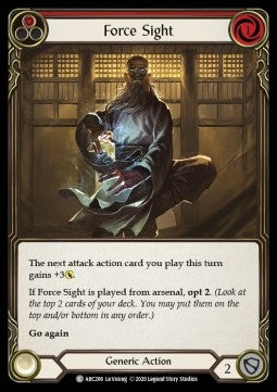 Force Sight (Red) (Normal) - Arcane Rising - Unlimited (Common) [ARC-U-ARC206]