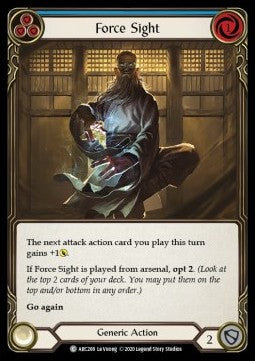 Force Sight (Blue) (Normal) - Arcane Rising - Unlimited (Common) [ARC-U-ARC208]