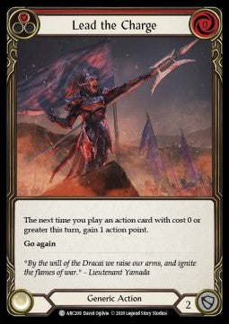 Lead the Charge (Red) (Normal) - Arcane Rising - Unlimited (Common) [ARC-U-ARC209]