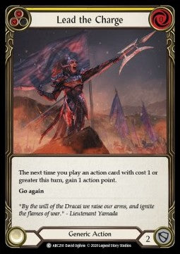 Lead the Charge (Yellow) (Normal) - Arcane Rising - Unlimited (Common) [ARC-U-ARC210]