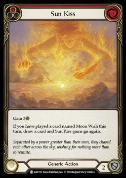 Sun Kiss (Red) (Rainbow Foil) - Arcane Rising - Unlimited (Common) [ARC-U-ARC212]
