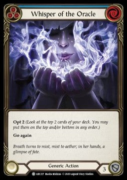 Whisper of the Oracle (Blue) (Normal) - Arcane Rising - Unlimited (Common) [ARC-U-ARC217]