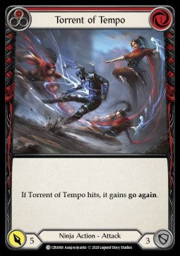 Torrent of Tempo (Red) (Normal) - Crucible of War - First (Common) [CRU-F-CRU066]