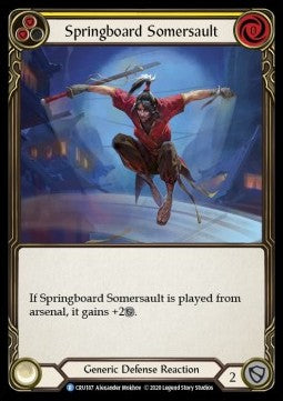 Springboard Somersault (Rainbow Foil) - Crucible of War - First (Rare) [CRU-F-CRU187]