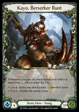 Kayo, Berserker Runt (Normal) - Crucible of War - Unlimited (Rare) [CRU-U-CRU002]