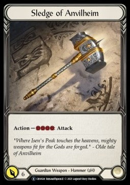 Sledge of Anvilheim (Rainbow Foil) - Crucible of War - Unlimited (Rare) [CRU-U-CRU024]