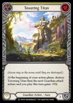 Towering Titan (Yellow) (Normal) - Crucible of War - Unlimited (Rare) [CRU-U-CRU030]