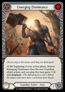Emerging Dominance (Blue) (Normal) - Crucible of War - Unlimited (Common) [CRU-U-CRU040]
