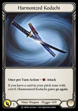 Harmonized Kodachi (Normal) - Crucible of War - Unlimited (Rare) [CRU-U-CRU049]