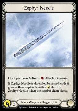 Zephyr Needle (Normal) - Crucible of War - Unlimited (Rare) [CRU-U-CRU052]