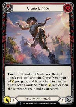 Crane Dance (Red) (Normal) - Crucible of War - Unlimited (Rare) [CRU-U-CRU057]