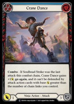 Crane Dance (Blue) (Normal) - Crucible of War - Unlimited (Rare) [CRU-U-CRU059]
