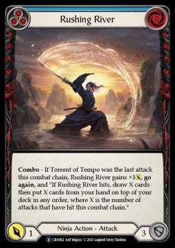 Rushing River (Blue) (Normal) - Crucible of War - Unlimited (Rare) [CRU-U-CRU062]