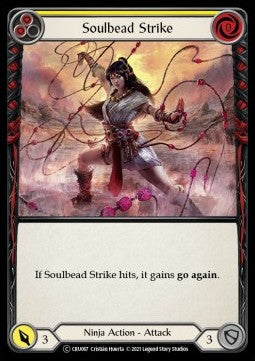 Soulbead Strike (Yellow) (Rainbow Foil) - Crucible of War - Unlimited (Common) [CRU-U-CRU067]