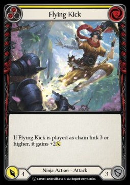 Flying Kick (Yellow) (Normal) - Crucible of War - Unlimited (Common) [CRU-U-CRU064]