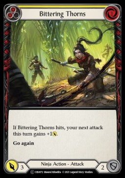 Bittering Thorns (Rainbow Foil) - Crucible of War - Unlimited (Common) [CRU-U-CRU072]