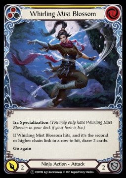 Whirling Mist Blossom (Rainbow Foil) - Crucible of War - Unlimited (Common) [CRU-U-CRU074]