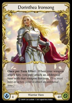 Dorinthea Ironsong (Normal) - Crucible of War - Unlimited (Common) [CRU-U-CRU076]