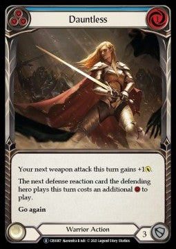 Dauntless (Blue) (Normal) - Crucible of War - Unlimited (Rare) [CRU-U-CRU087]