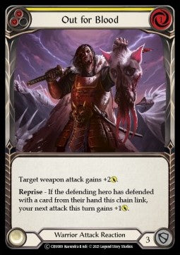 Out for Blood (Yellow) (Normal) - Crucible of War - Unlimited (Common) [CRU-U-CRU089]