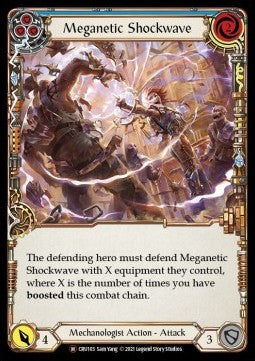 Meganetic Shockwave (Rainbow Foil) - Crucible of War - Unlimited (Majestic) [CRU-U-CRU103]