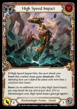 High Speed Impact (Red) (Normal) - Crucible of War - Unlimited (Rare) [CRU-U-CRU106]