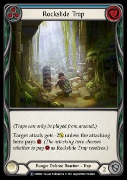 Rockslide Trap (Normal) - Crucible of War - Unlimited (Rare) [CRU-U-CRU128]