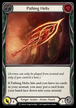 Pathing Helix (Red) (Rainbow Foil) - Crucible of War - Unlimited (Common) [CRU-U-CRU129]
