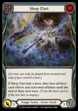 Sleep Dart (Blue) (Normal) - Crucible of War - Unlimited (Common) [CRU-U-CRU134]