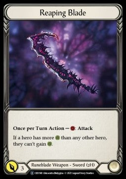Reaping Blade (Normal) - Crucible of War - Unlimited (Rare) [CRU-U-CRU140]