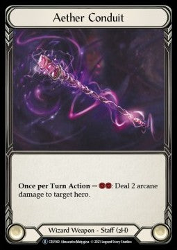 Aether Conduit (Rainbow Foil) - Crucible of War - Unlimited (Rare) [CRU-U-CRU160]