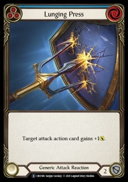 Lunging Press (Normal) - Crucible of War - Unlimited (Rare) [CRU-U-CRU186]