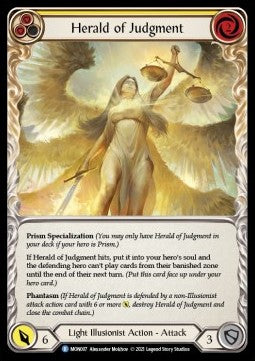 Herald of Judgment (Normal) - Monarch - First (Rare) [MON-F-MON007]