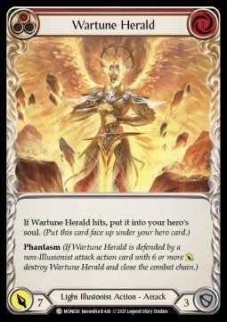 Wartune Herald (Red) (Normal) - Monarch - First (Common) [MON-F-MON026]