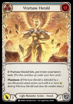 Wartune Herald (Blue) (Normal) - Monarch - First (Common) [MON-F-MON028]