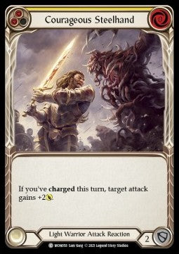 Courageous Steelhand (Yellow) (Normal) - Monarch - First (Common) [MON-F-MON058]