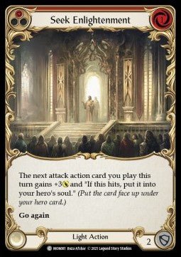 Seek Enlightenment (Red) (Normal) - Monarch - First (Common) [MON-F-MON081]