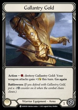 Gallantry Gold (Normal) - Monarch - First (Common) [MON-F-MON108]