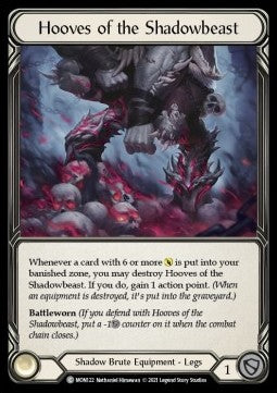 Hooves of the Shadowbeast (Normal) - Monarch - First (Common) [MON-F-MON122]