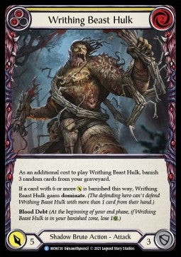 Writhing Beast Hulk (Yellow) (Normal) - Monarch - First (Rare) [MON-F-MON130]
