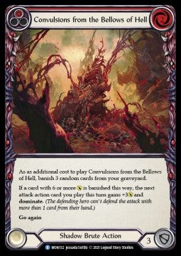 Convulsions from the Bellows of Hell (Red) (Normal) - Monarch - First (Rare) [MON-F-MON132]