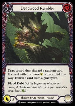 Deadwood Rumbler (Red) (Normal) - Monarch - First (Common) [MON-F-MON138]
