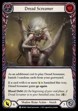 Dread Screamer (Red) (Normal) - Monarch - First (Common) [MON-F-MON141]