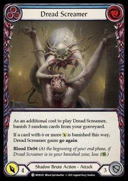 Dread Screamer (Blue) (Normal) - Monarch - First (Common) [MON-F-MON143]